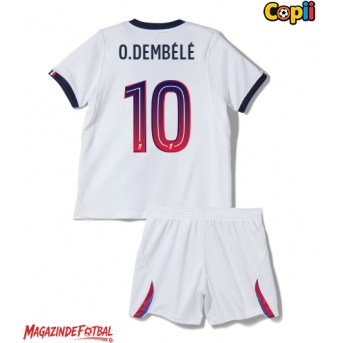 Paris Saint-Germain Ousmane Dembele #10 Echipament de Fotbal Replică 2026-27 Copii Deplasare (+ Șorturi)